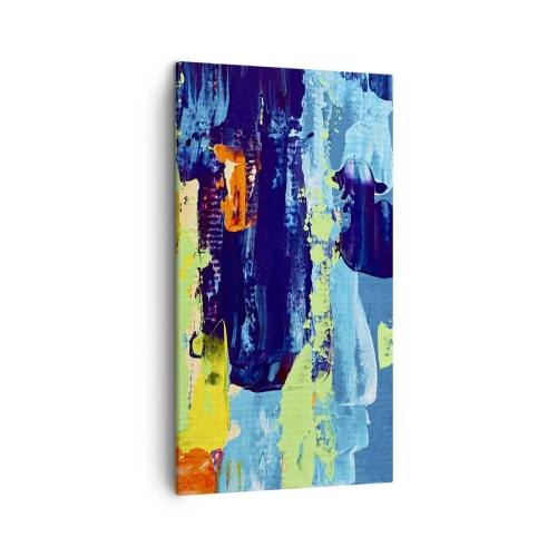 Cuadro sobre lienzo - Impresión de Imagen - ¡La vida es hermosa! - 45x80 cm