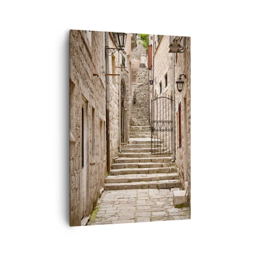 Cuadro sobre lienzo - Impresión de Imagen - Una antigua calle mágica - 70x100 cm