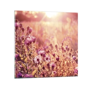 Cuadro sobre vidrio - Impresiones sobre Vidrio - Antes de que se acabe el verano - 30x30 cm