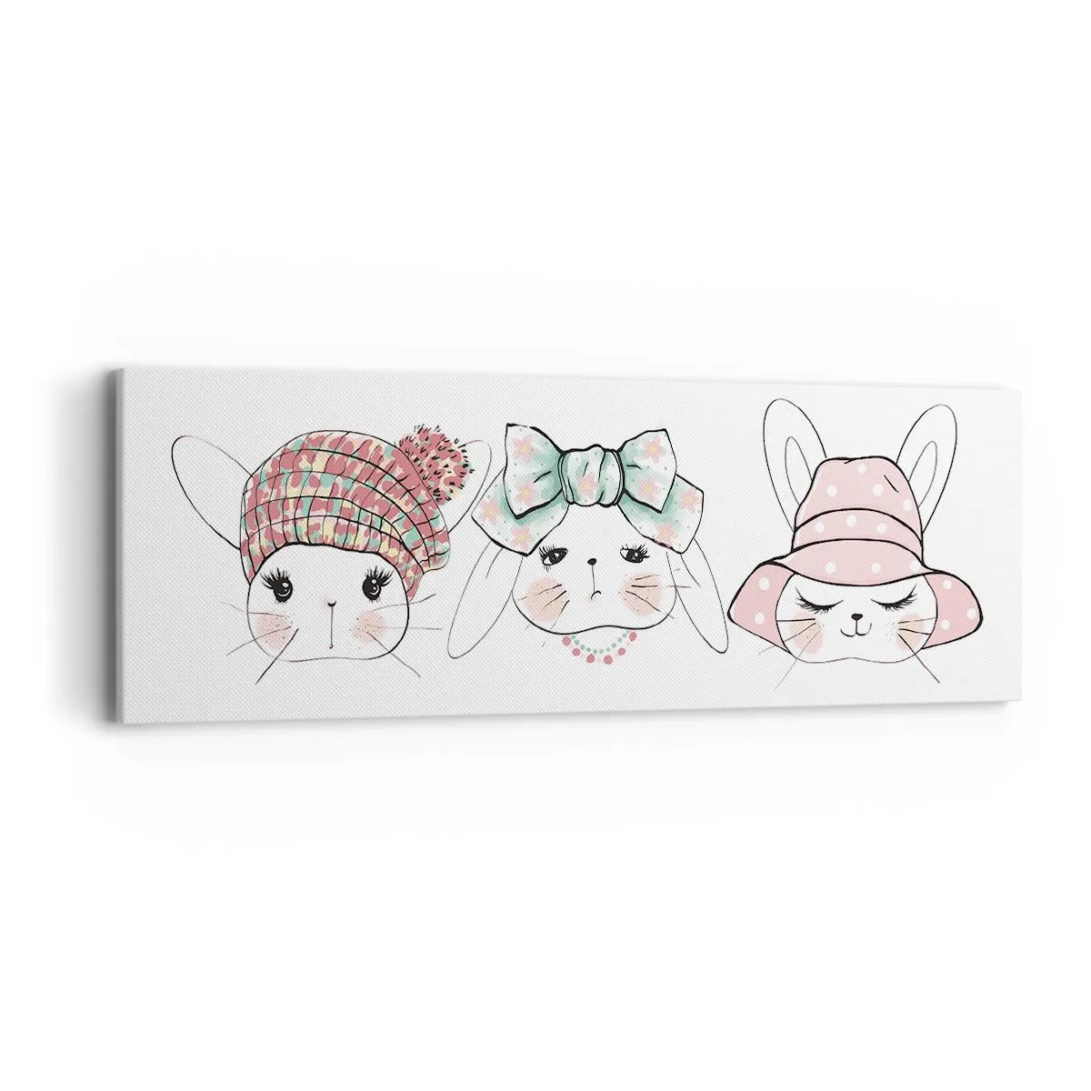 Cuadro sobre lienzo - Impresión de Imagen - Reflexión, tristeza, alegría - 90x30 cm