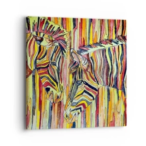 Cuadro sobre lienzo - Impresión de Imagen - Y tú también... - 40x40 cm