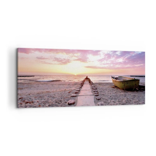 Cuadro sobre lienzo - Impresión de Imagen - Un momento de profunda experiencia - 100x40 cm