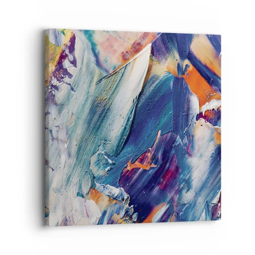 Cuadro sobre lienzo - Impresión de Imagen - Confusión de colores - 30x30 cm