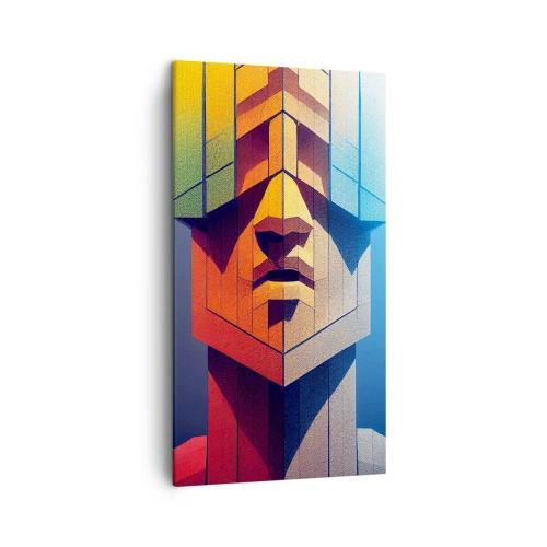 Cuadro sobre lienzo - Impresión de Imagen - Un hombre de principios - 45x80 cm