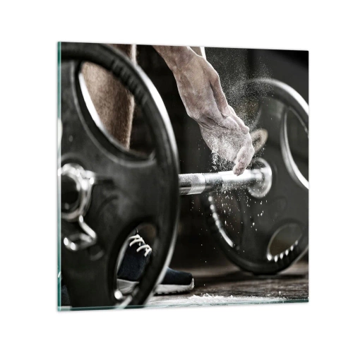 Cuadro sobre vidrio - Impresiones sobre Vidrio - ¡Reto aceptado! - 30x30 cm