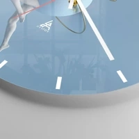 Esfera sin numeración, con rayas