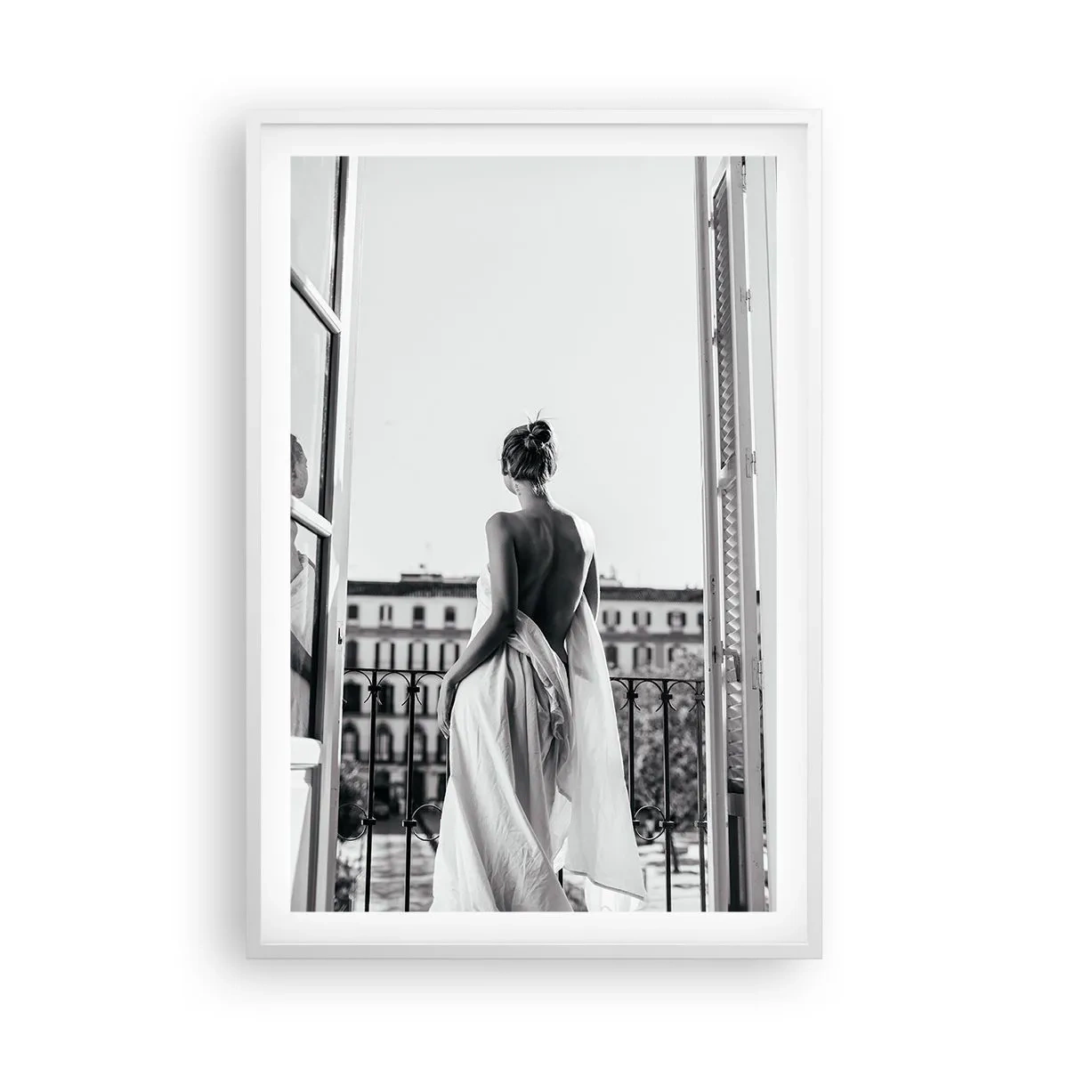 Póster en marco blanco - Despertar de los sentidos - 61x91 cm