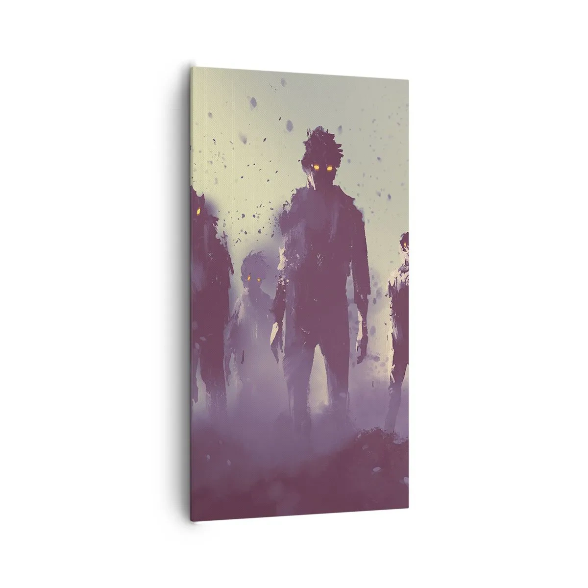 Cuadro sobre lienzo - Impresión de Imagen - ¡Cuidado! Aquí vienen - 65x120 cm