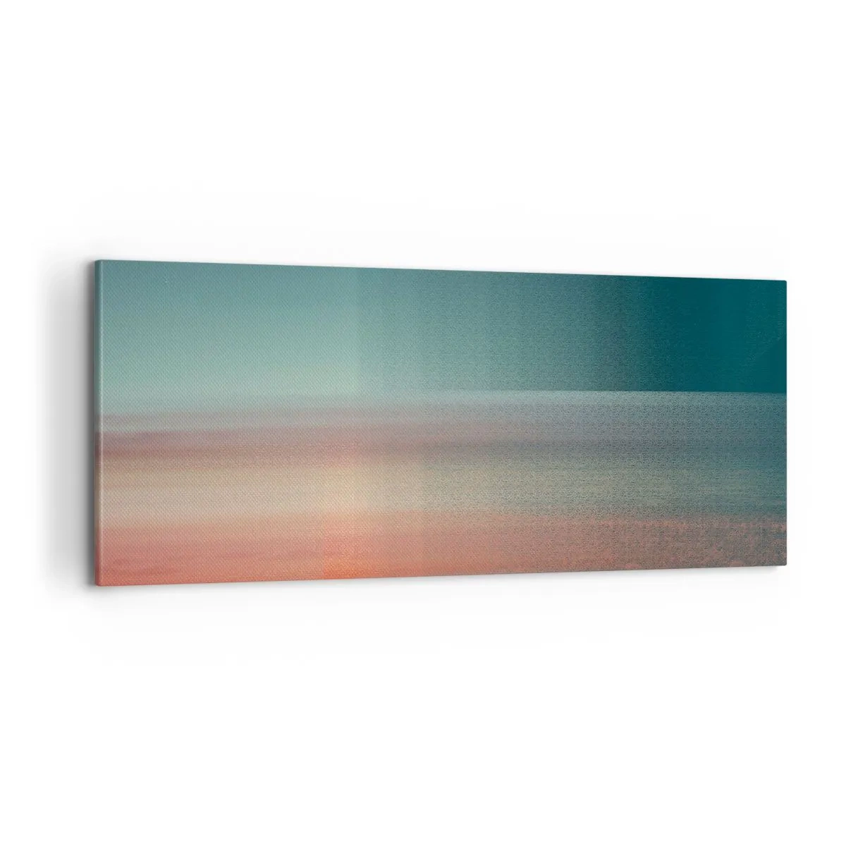 Cuadro sobre lienzo - Impresión de Imagen - Abstracción: ondas de luz - 100x40 cm