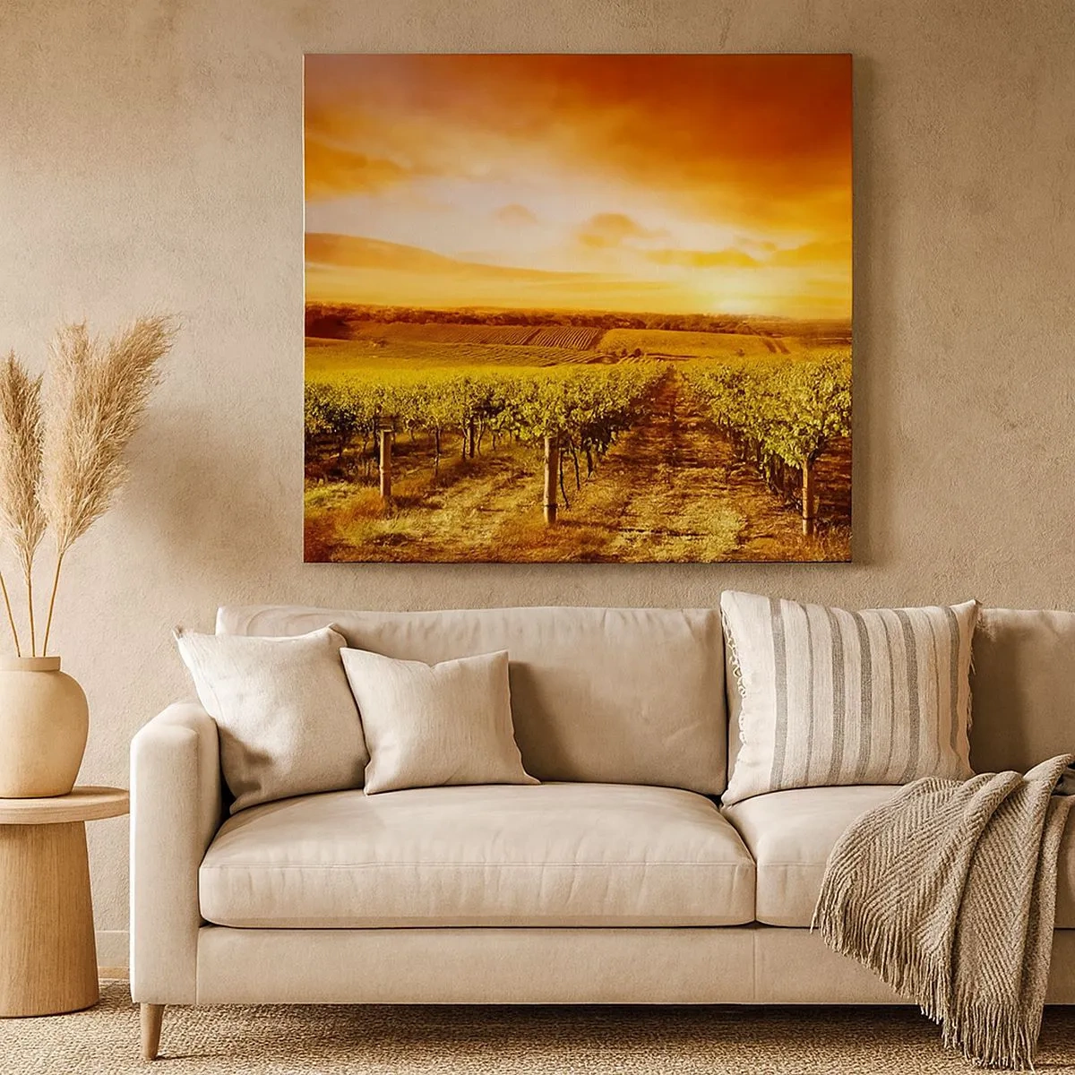 Cuadro sobre lienzo - Impresión de Imagen - Delicadamente afrutado con un toque de sol - 30x30 cm