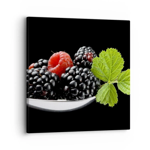 Cuadro sobre lienzo - Impresión de Imagen - El sabor de la frescura - 30x30 cm