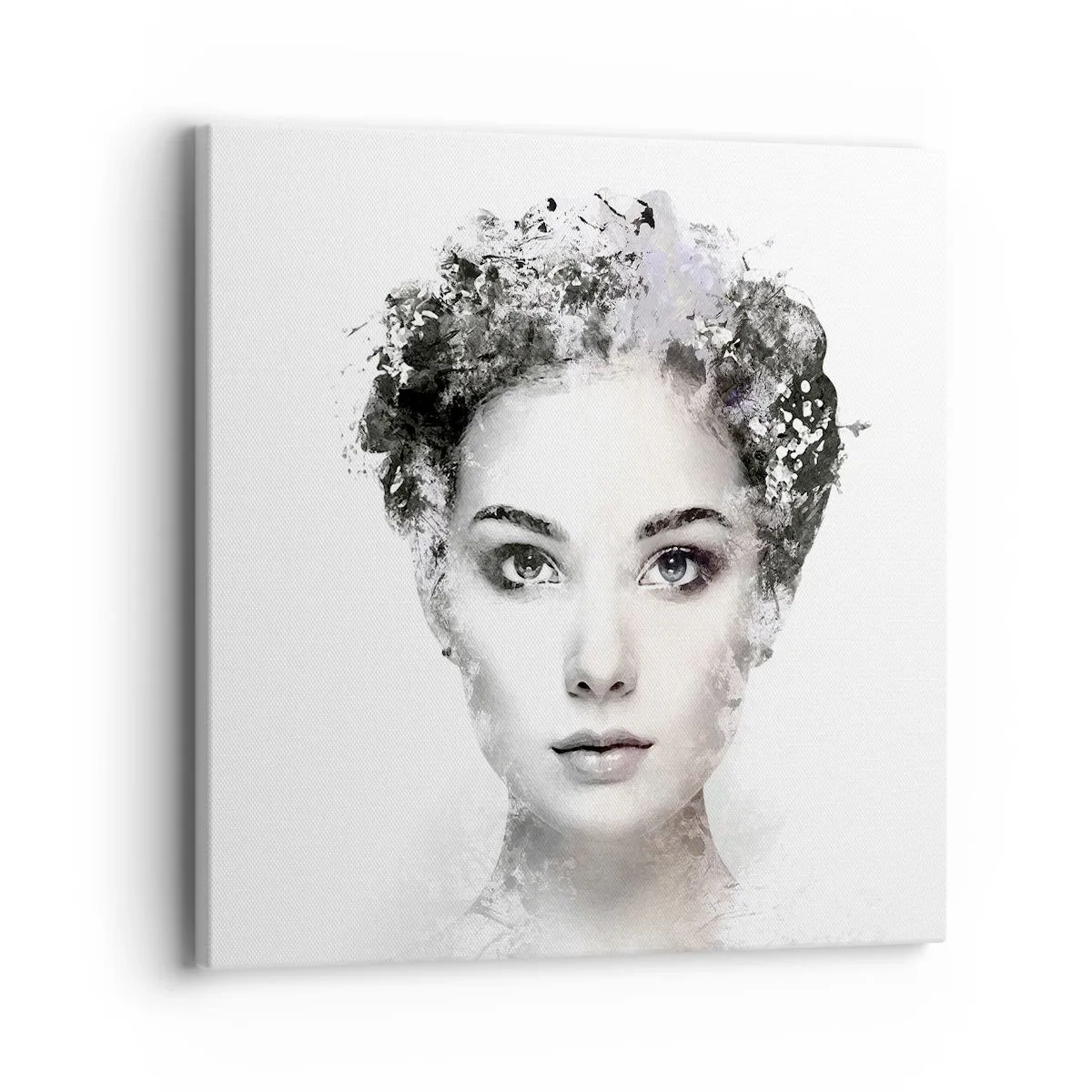 Cuadro sobre lienzo - Impresión de Imagen - Un retrato extremadamente elegante - 40x40 cm