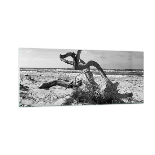 Cuadro sobre vidrio - Impresiones sobre Vidrio - Escultura marina - 100x40 cm