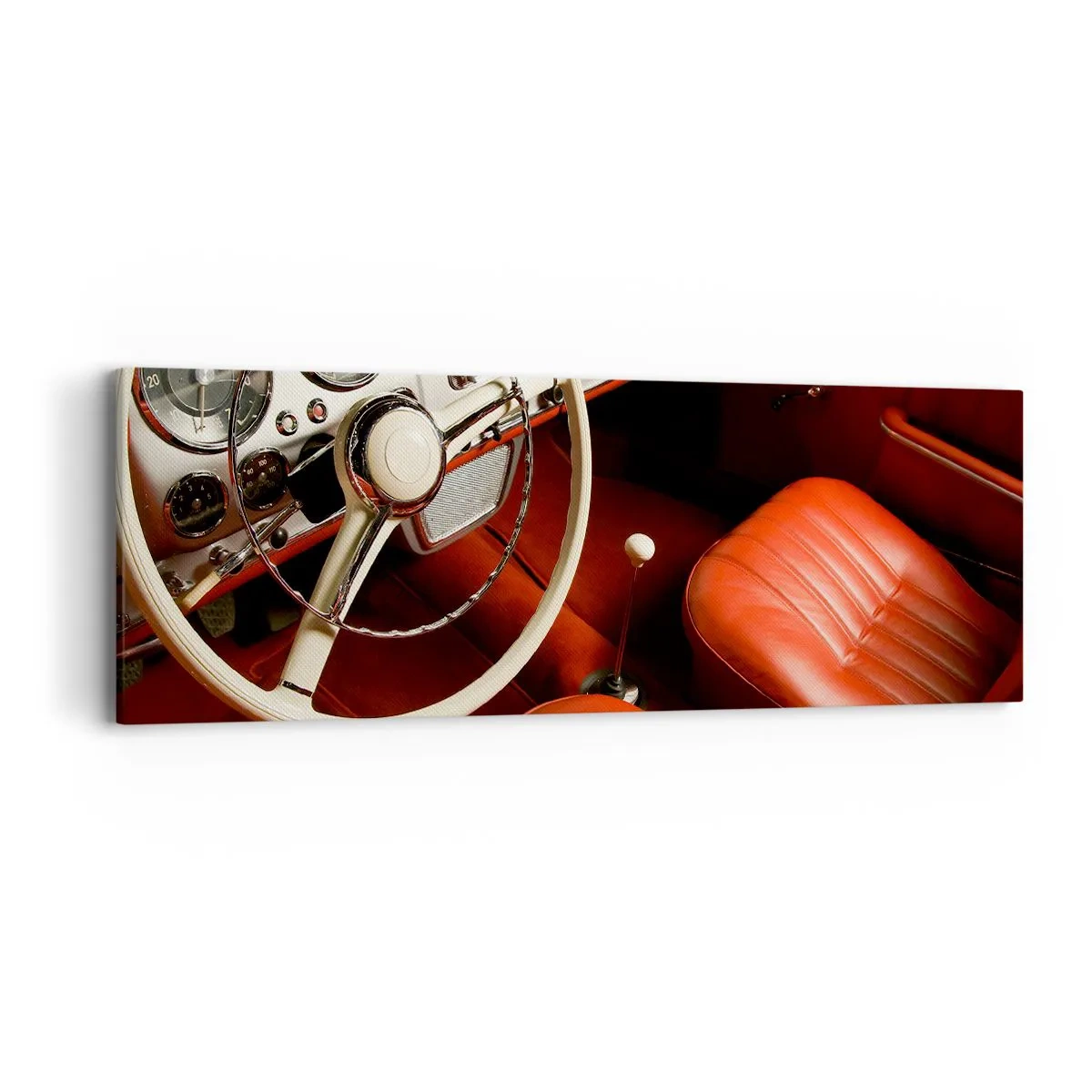 Cuadro sobre lienzo - Impresión de Imagen - Lujo vintage - 90x30 cm