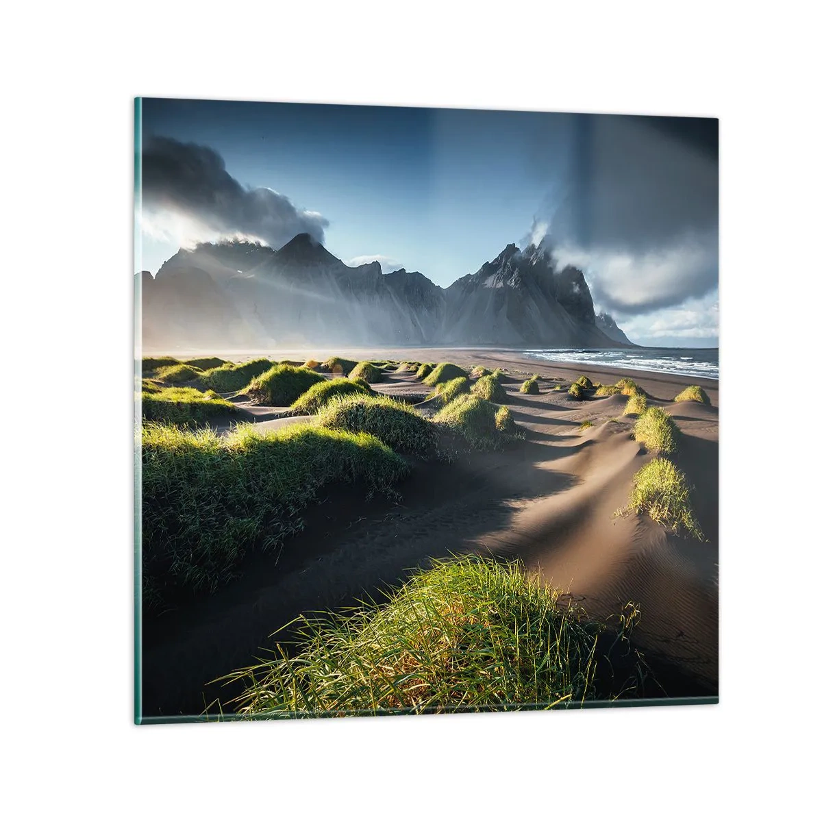 Cuadro sobre vidrio - Impresiones sobre Vidrio - Armonía de los elementos - 60x60 cm