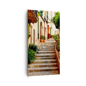 Cuadro sobre lienzo - Impresión de Imagen - La magia de unas vacaciones en España - 65x120 cm