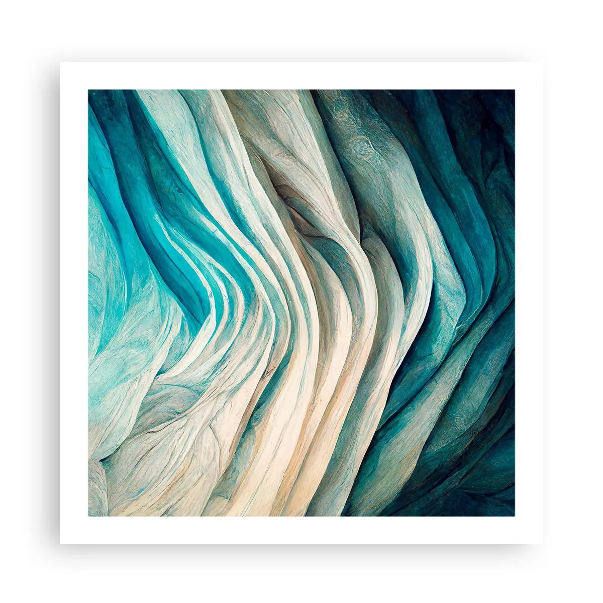 Póster - Azul insaciable - 60x60 cm