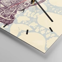 Esfera sin numeración, con rayas