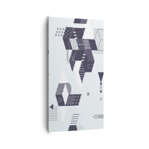 Cuadro sobre lienzo - Impresión de Imagen - Las matemáticas en el alma - 65x120 cm