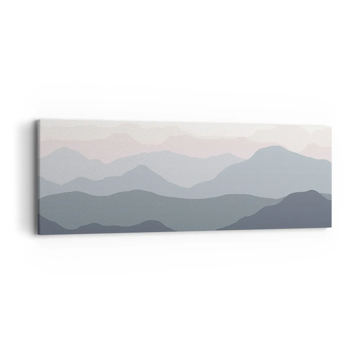 Cuadro sobre lienzo - Impresión de Imagen - Cordilleras a la vista - 90x30 cm