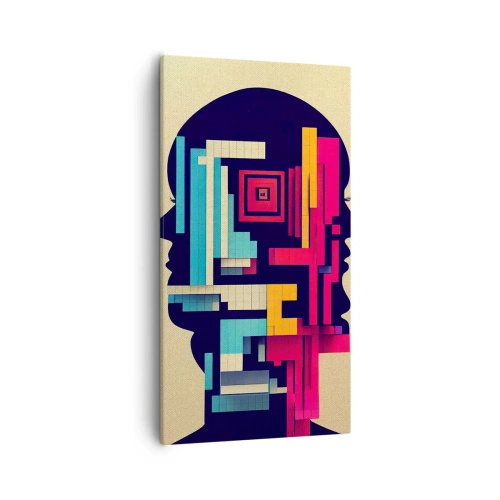 Cuadro sobre lienzo - Impresión de Imagen - Nuevos conocimientos - 55x100 cm