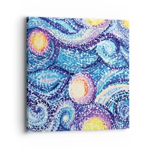 Cuadro sobre lienzo - Impresión de Imagen - De un cuadro de Van Gogh - 40x40 cm