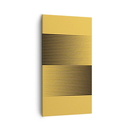 Cuadro sobre lienzo - Impresión de Imagen - Cuadrado de opuestos - 55x100 cm