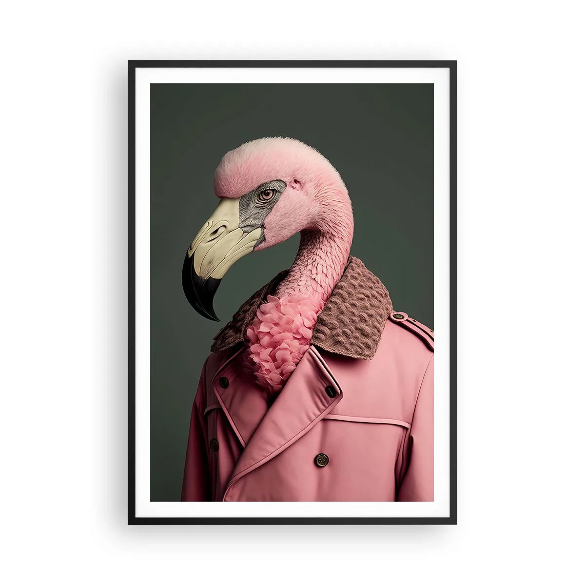 Póster en marco negro - La auténtica elegancia - 70x100 cm
