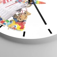 Esfera sin numeración, con rayas