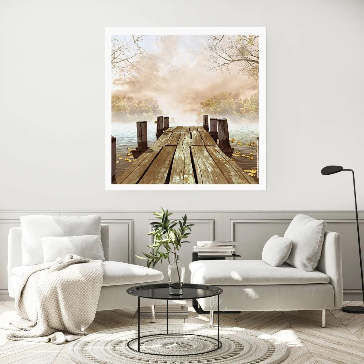 Póster - La leve tristeza del otoño - 60x60 cm