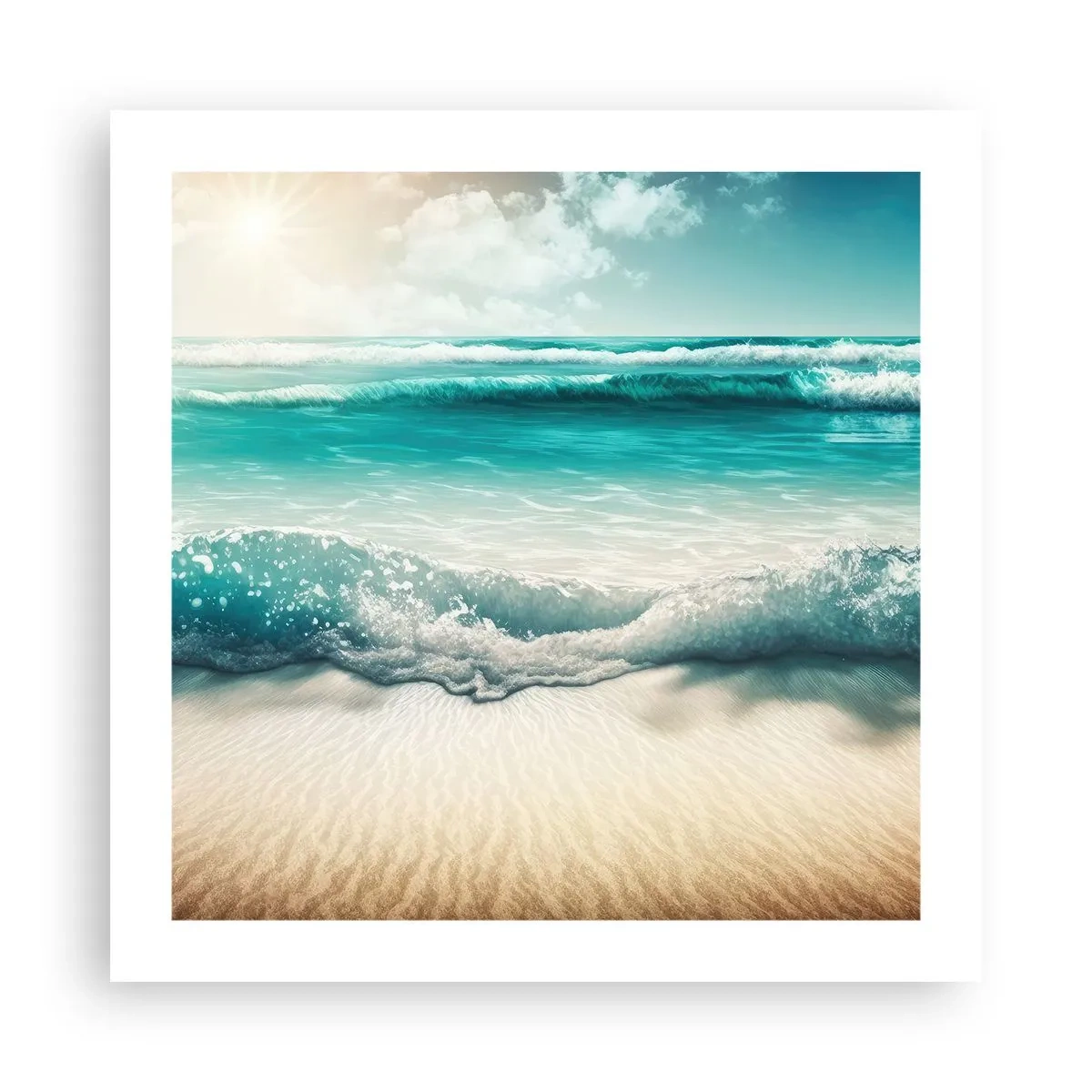 Póster - Calma oceánica - 50x50 cm