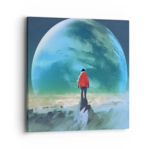Cuadro sobre lienzo - Impresión de Imagen - Descubridor de una nueva Tierra - 40x40 cm