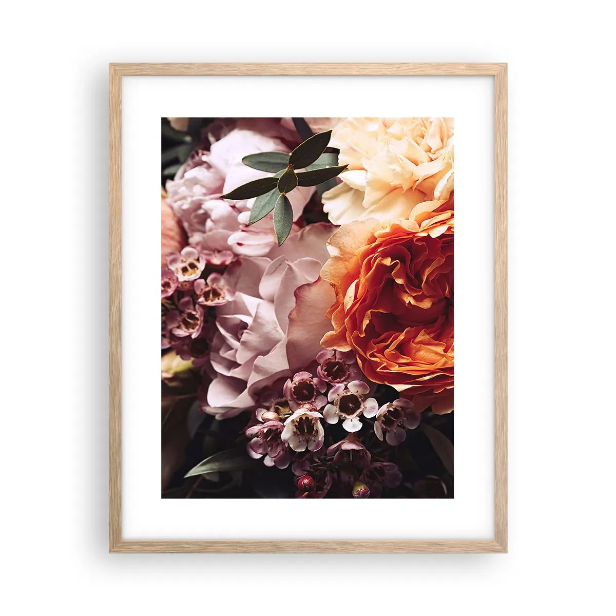 Póster en marco roble claro - Belleza envolvente - 40x50 cm
