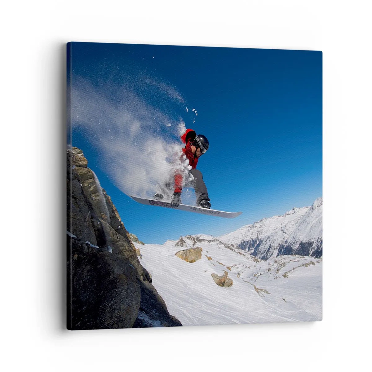 Cuadro sobre lienzo - Impresión de Imagen - Y te convertiste en parte del lugar - 40x40 cm