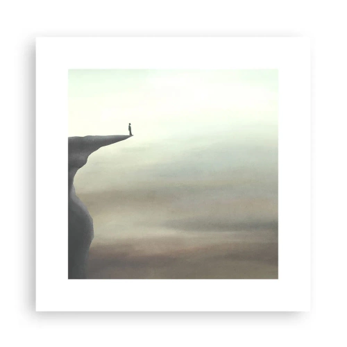 Póster - Hacia arriba, ¡por supuesto! - 30x30 cm