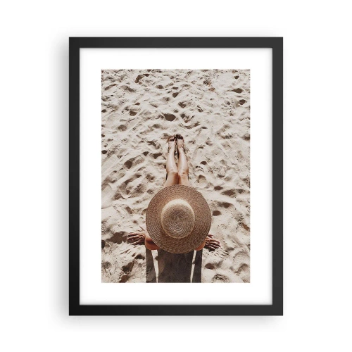 Póster en marco negro - Un tiempo de ensueño - 30x40 cm