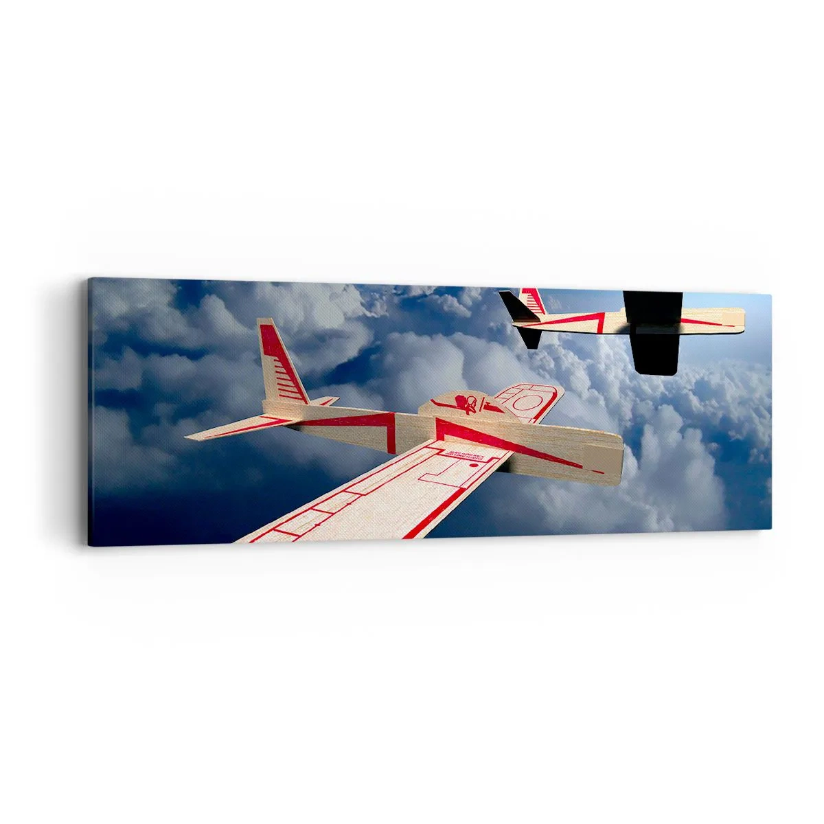 Cuadro sobre lienzo - Impresión de Imagen - Más alto, más lejos - 90x30 cm