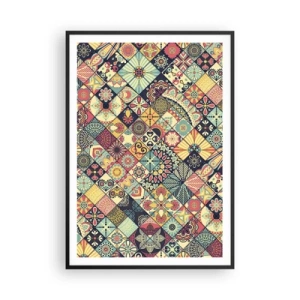 Póster en marco negro - Clima marroquí - 70x100 cm