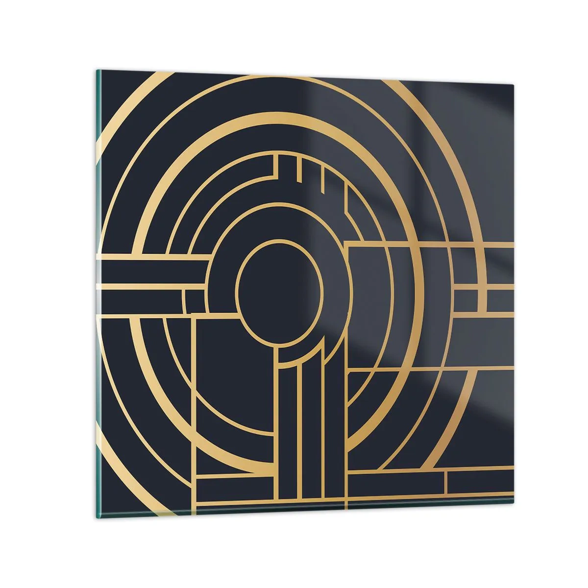 Cuadro sobre vidrio - Impresiones sobre Vidrio - Giro de los elementos - 60x60 cm