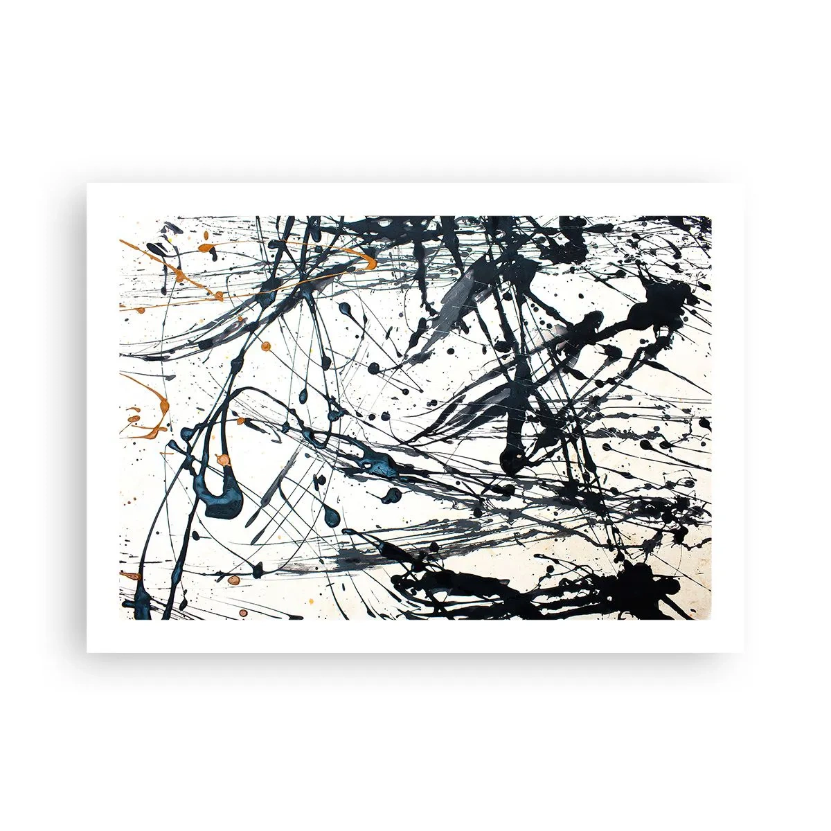 Póster - Abstracción expresionista - 70x50 cm