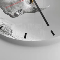 Esfera sin numeración, con rayas