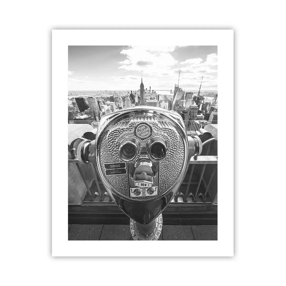 Póster - Sobre la ciudad - 40x50 cm