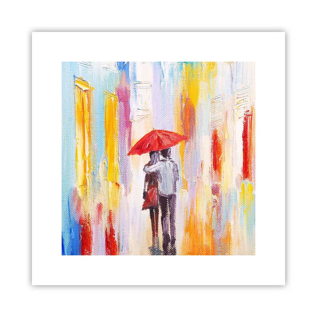 Póster - Que siga lloviendo - 30x30 cm