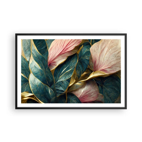 Póster en marco negro - Elegancia y estilo naturales - 91x61 cm