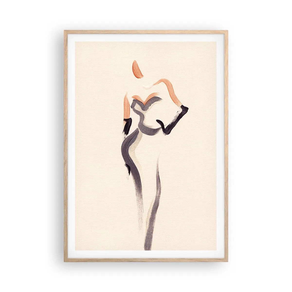Póster en marco roble claro - De los años dorados de Hollywood - 70x100 cm