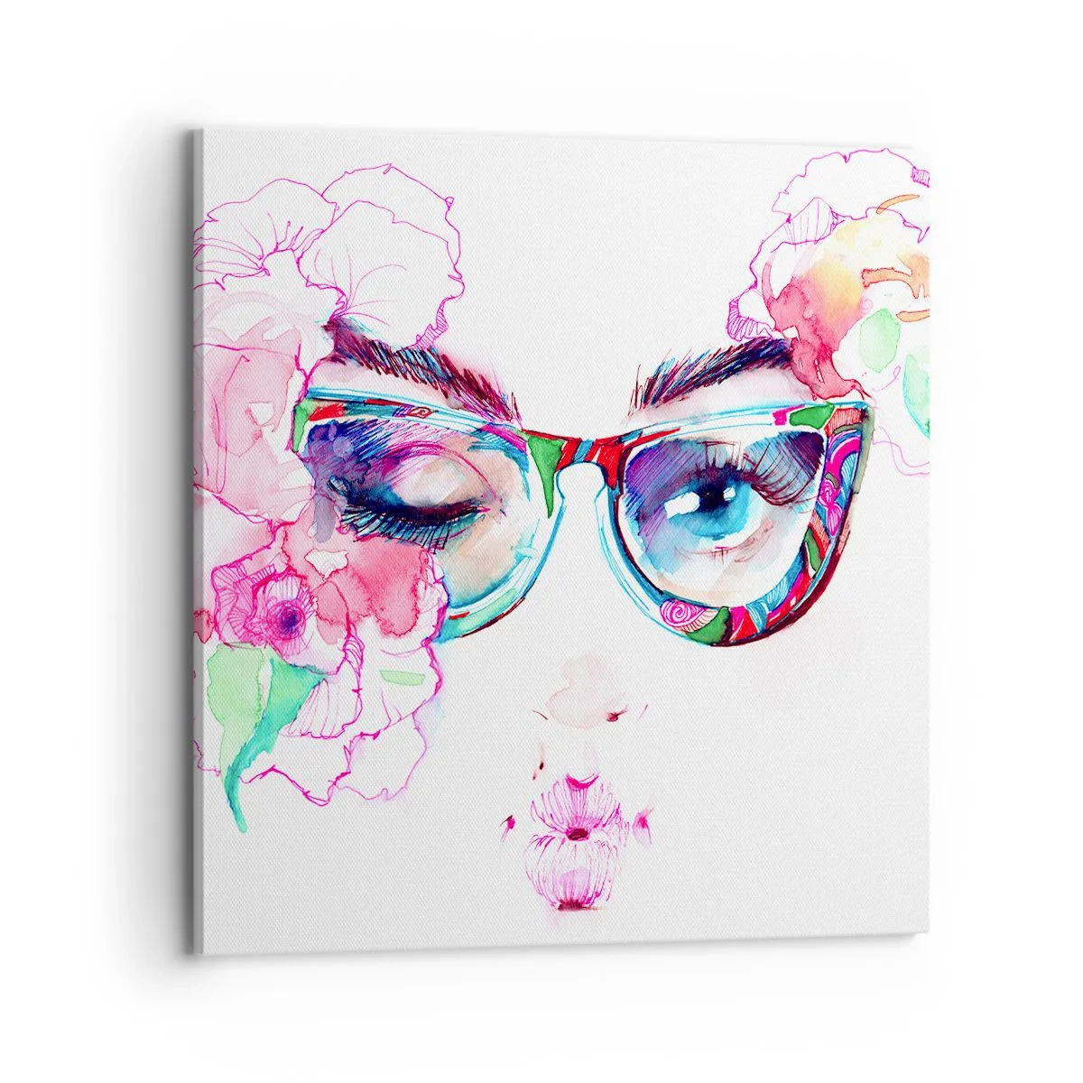 Cuadro sobre lienzo - Impresión de Imagen - Una promesa tentadora - 70x70 cm