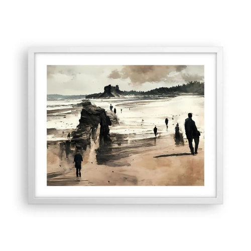 Póster en marco blanco - Un sueño evocado - 50x40 cm