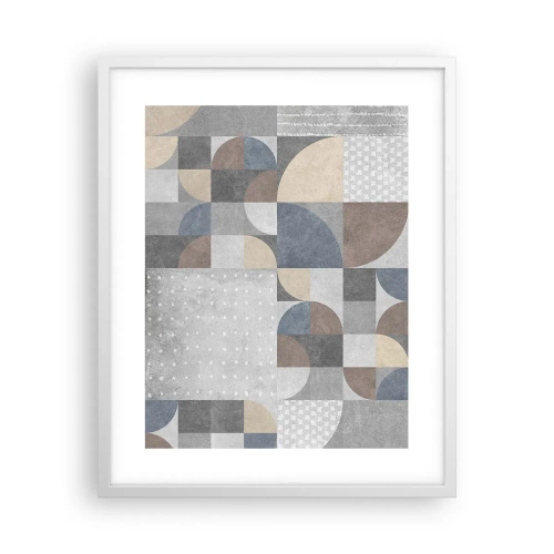 Póster en marco blanco - Fantasía cerámica - 40x50 cm