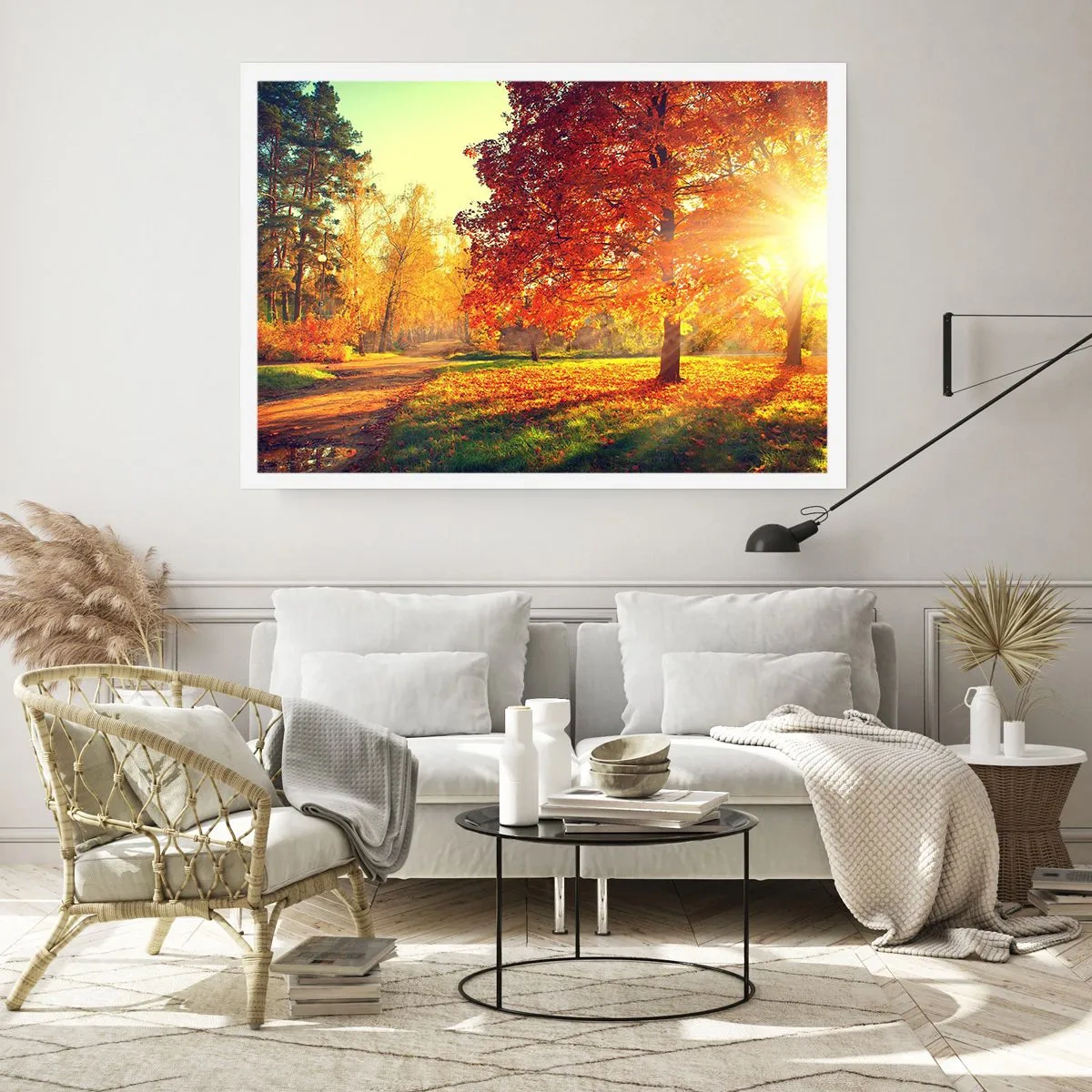 Póster - El rojo es hermoso - 70x50 cm