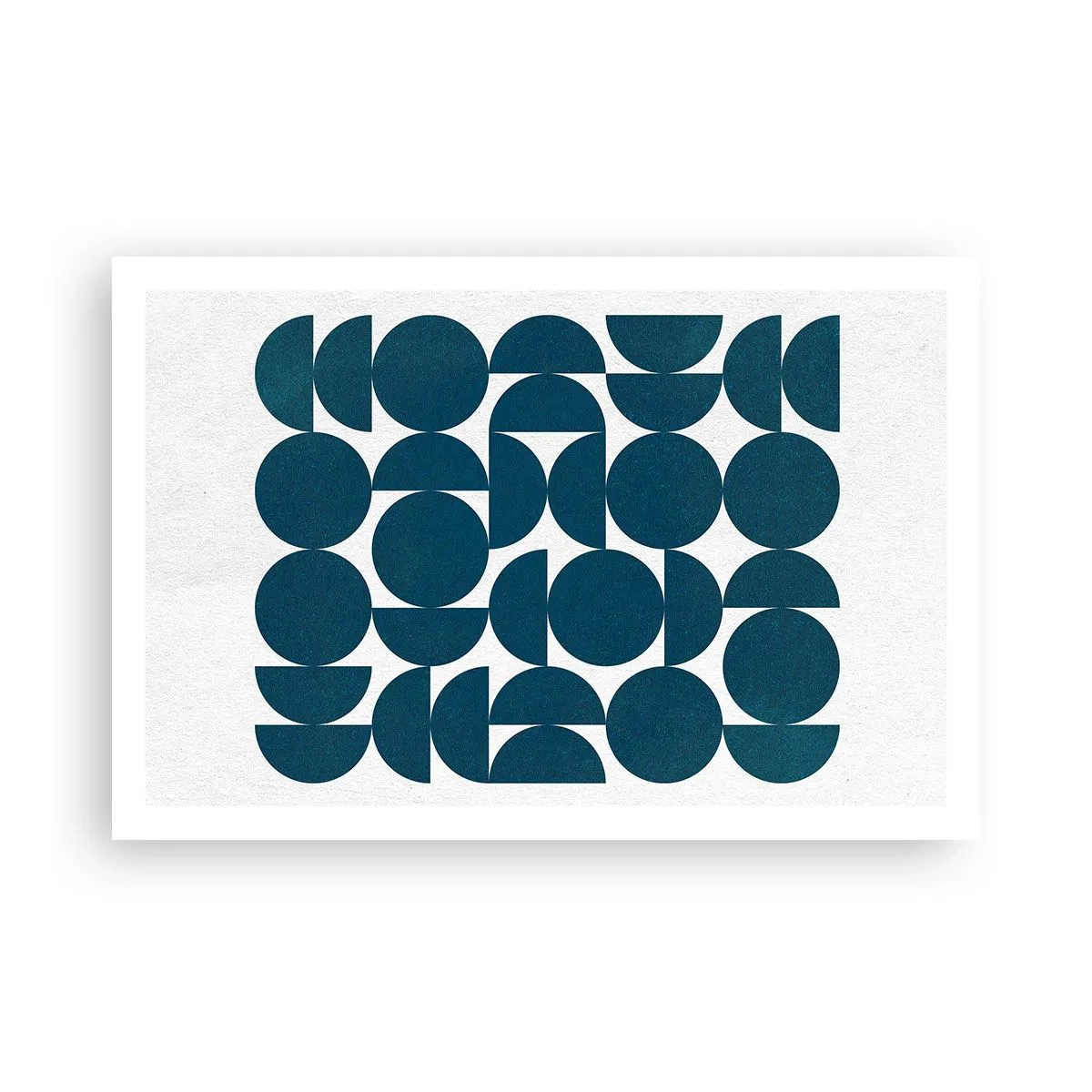 Póster - Círculos y semicírculos - 91x61 cm